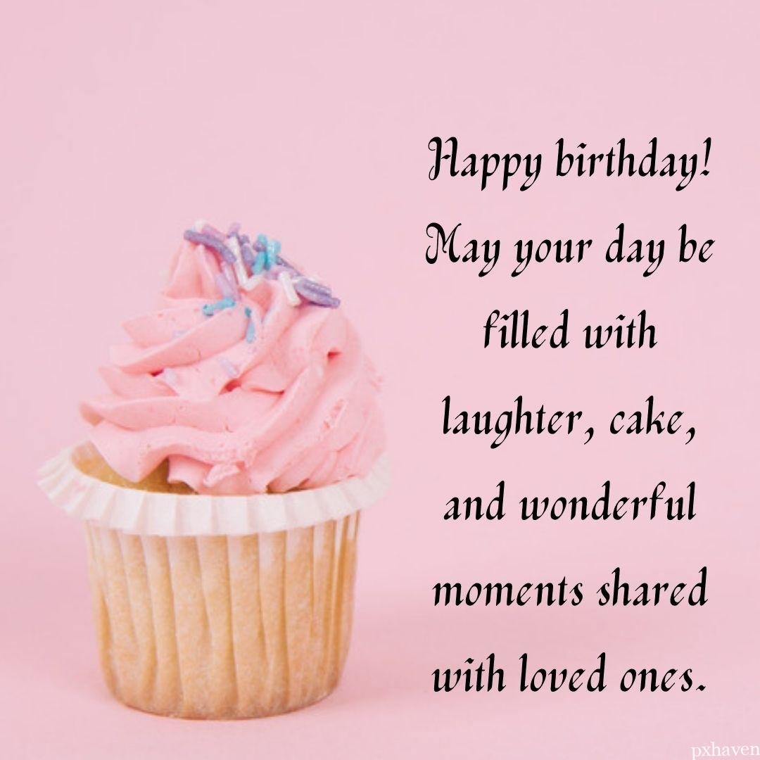 Happy birthday! May your day be filled with laughter, cake, and wonderful moments shared with loved ones.