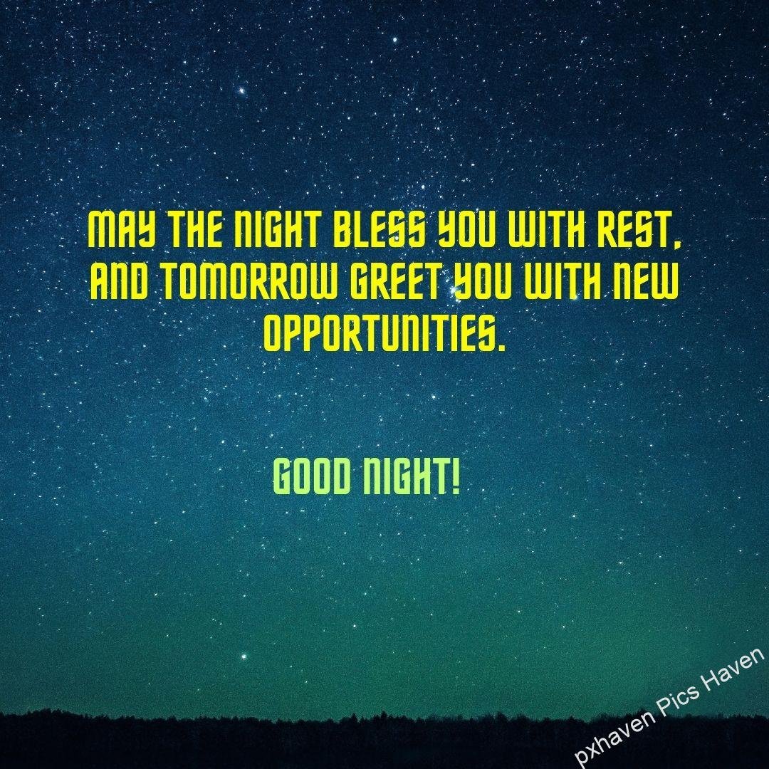 Greenish dark starry sky May the night bless you with rest, and tomorrow greet you with new opportunities. Good night. free download