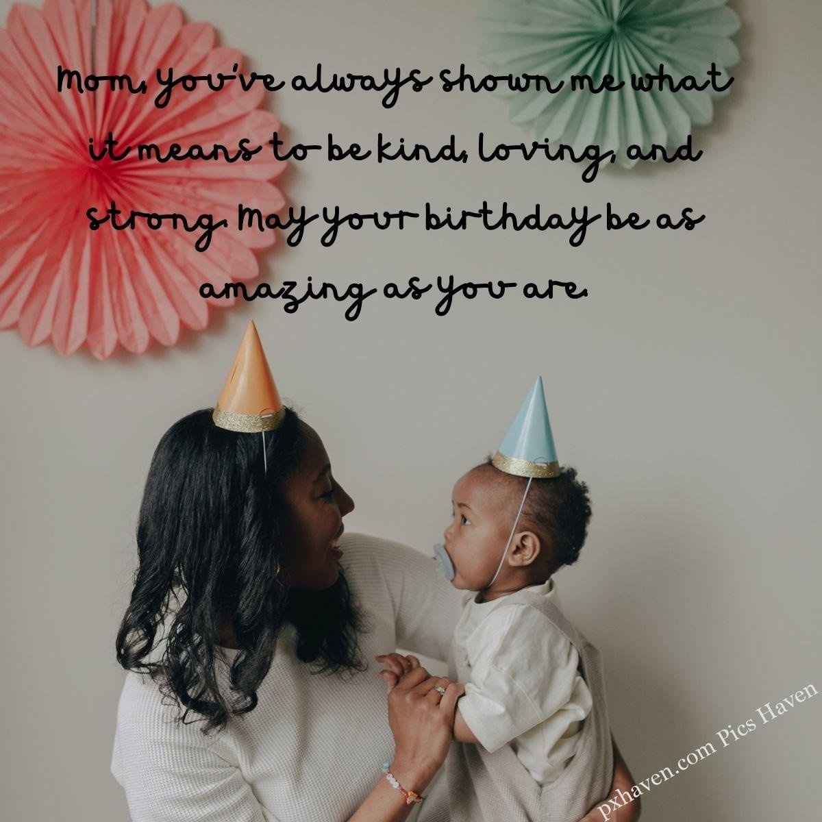 Happy Birthday Wishes and quotes for Mother from her daughter. Mom, you've always shown me what it means to be kind, loving, and strong. May your birthday be as amazing as you are. Mother and daughter playing together. Free download. HD images. WhatsApp status for mother birthday.