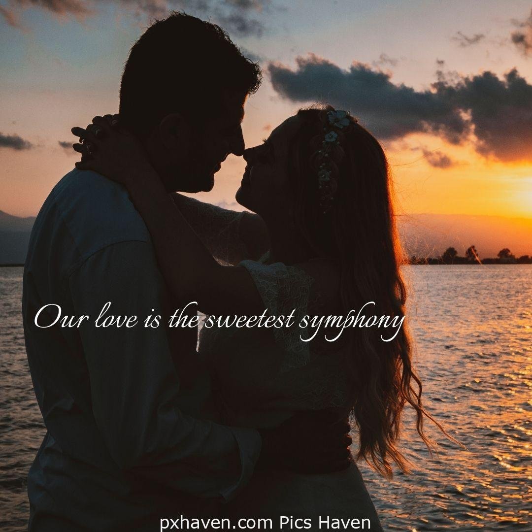 With you, I have found my forever. A boy and girl, hugging each other early morning by the sea. Love Quotes and Images for Couples. HD images. Free download.