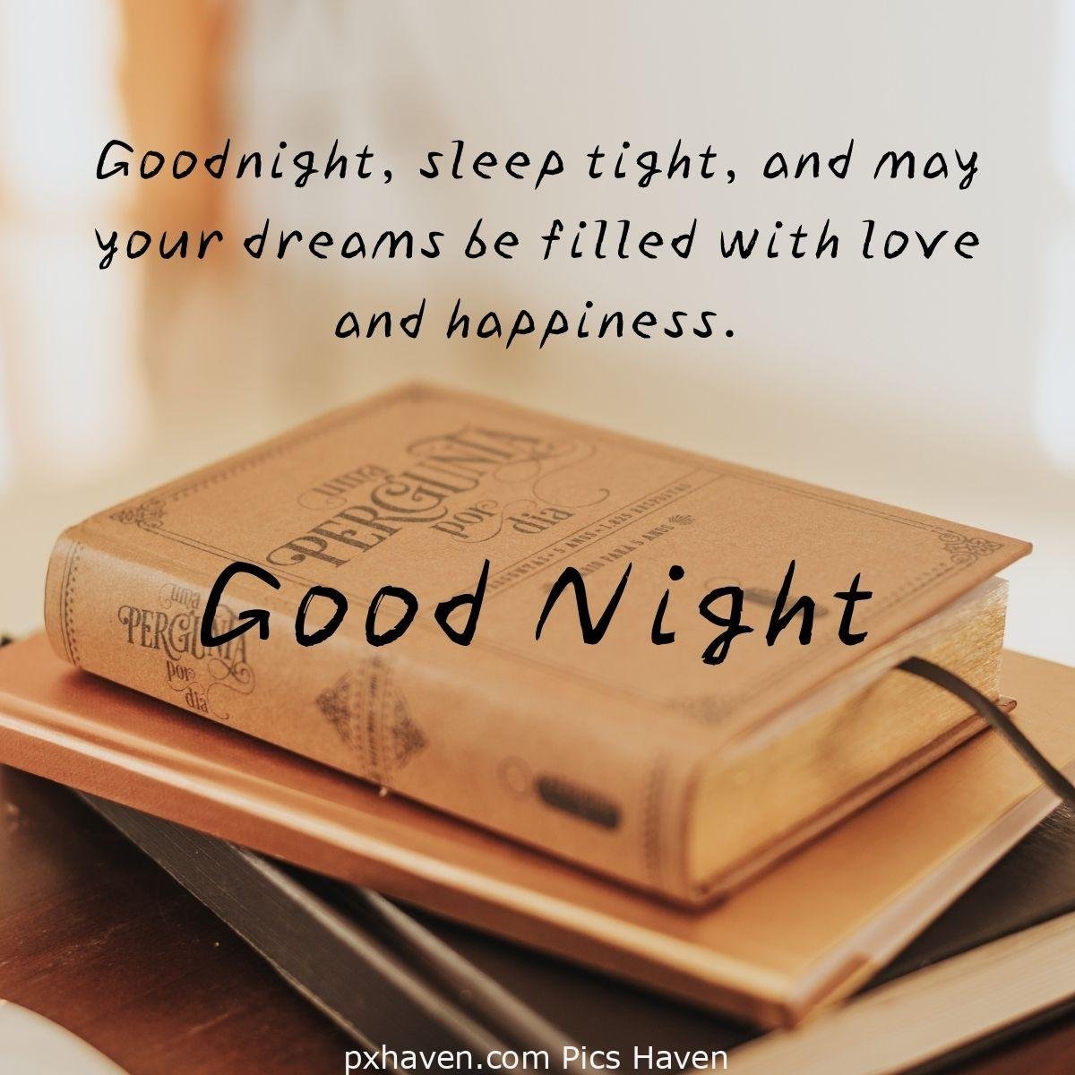 Goodnight, sleep tight, and may your dreams be filled with love and happiness. Diary and books kept together. Good Night. HD images, free download. WhatsApp images.