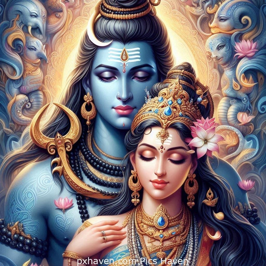 A calm image of Lord Shiva meditating. Full HD image. Free Download. Shivratri.
