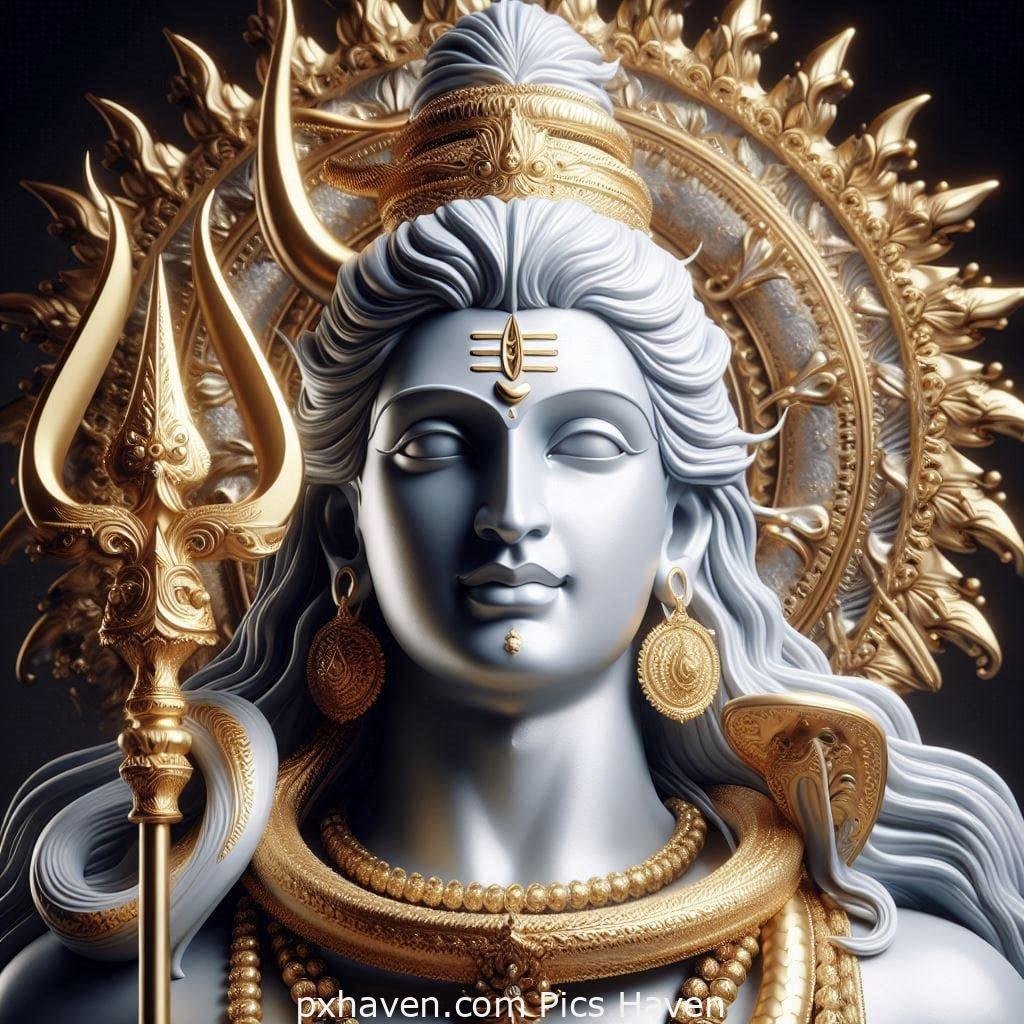 A calm image of Lord Shiva meditating. Full HD image. Free Download. Shivratri.