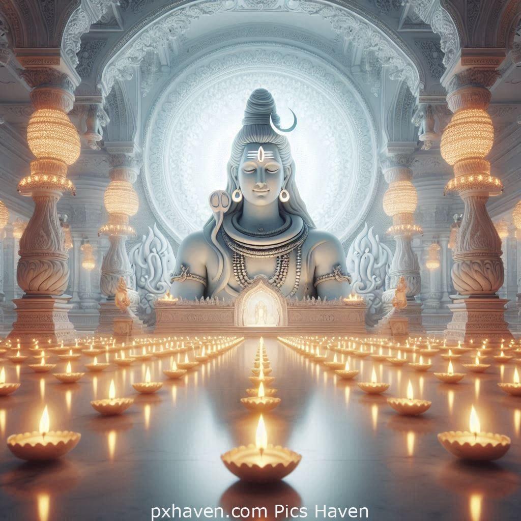 A calm picture of lord Shiva. Full HD image. Free Download. Shivratri