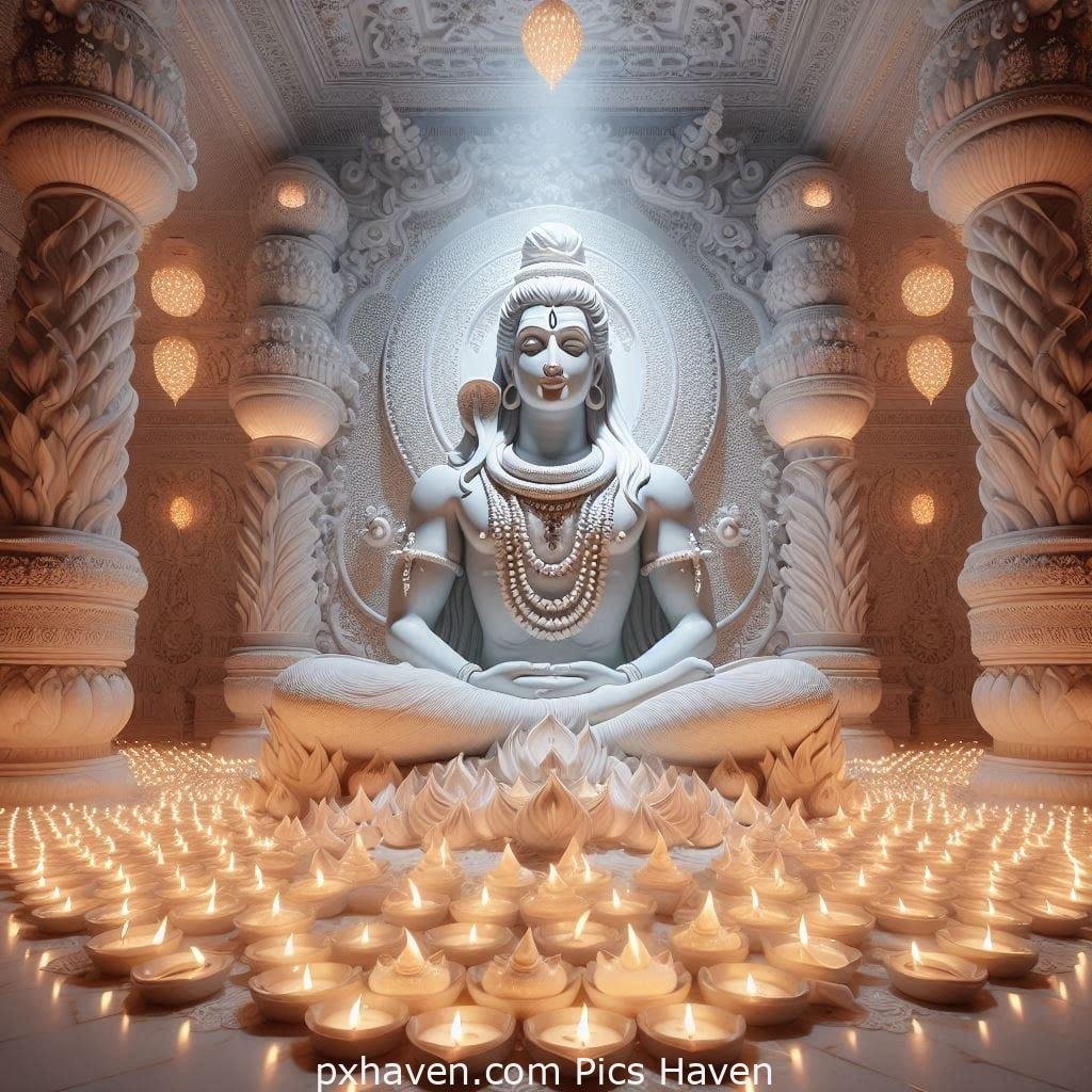 A calm picture of lord Shiva. Full HD image. Free Download. Maha Shivratri