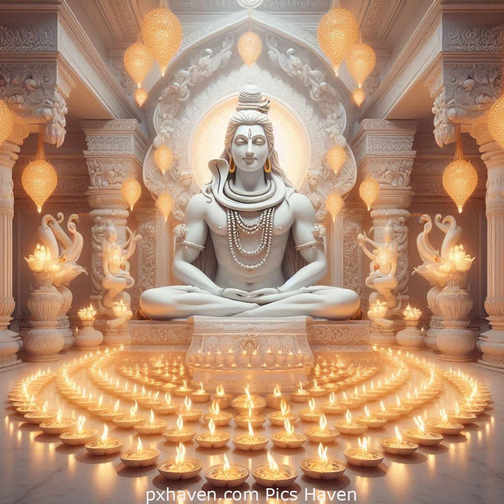 A calm picture of lord Shiva. Full HD image. Free Download. MahaShivratri