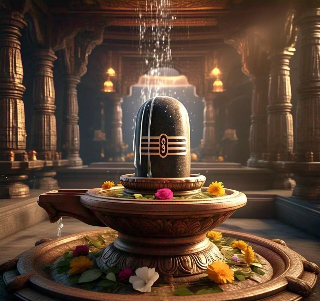 A calm image of Lord Shivalingam. Full HD image. Free Download. Shiva ratri.