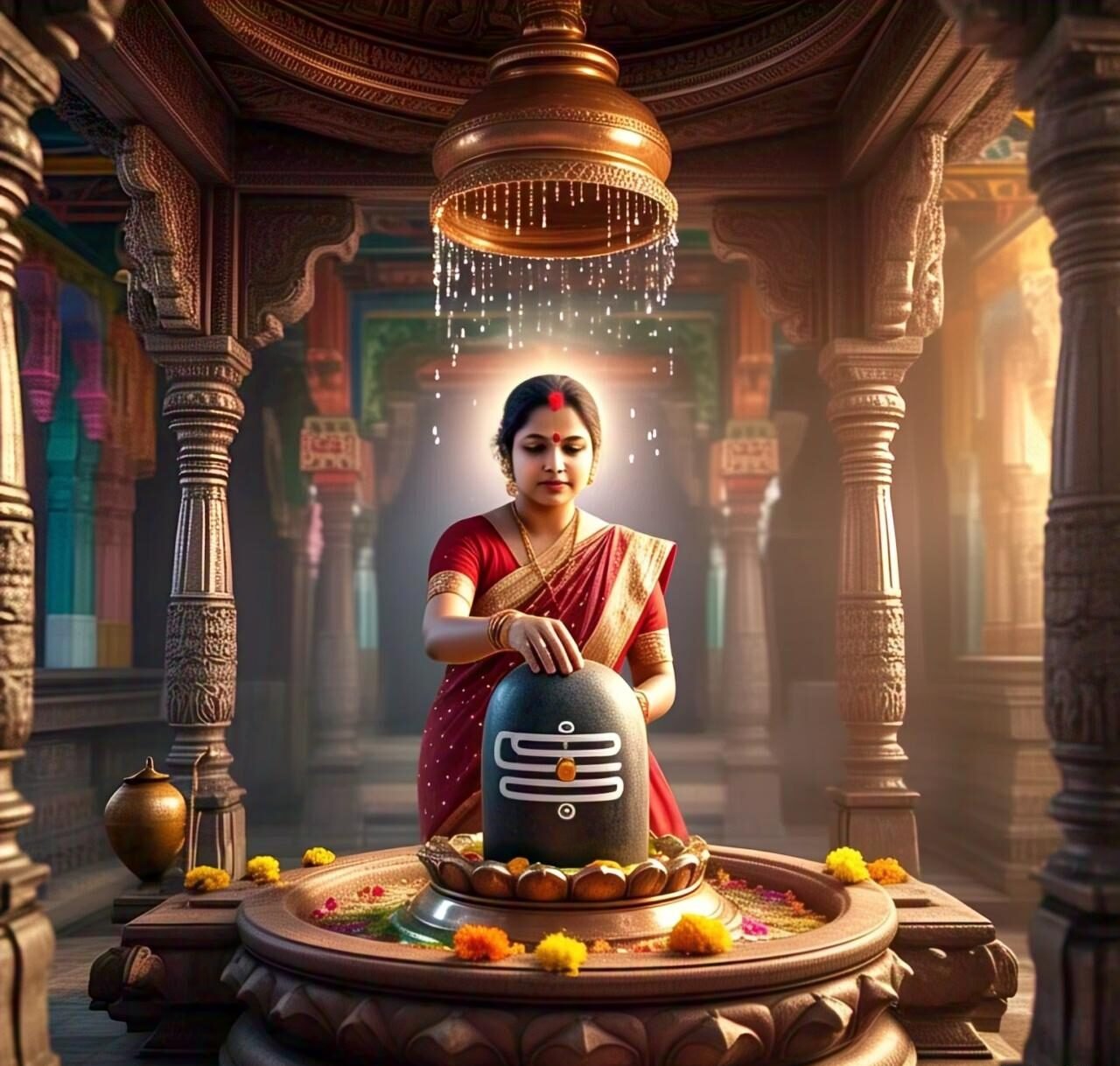 A calm image of Lord Shivalingam. Full HD image. Free Download. Shiva ratri.